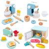 MiniKoch Wooden Play Set – Wooden Kitchen Play Set – Coffee Machine, Toaster, and Mixer – Montessori Kitchen