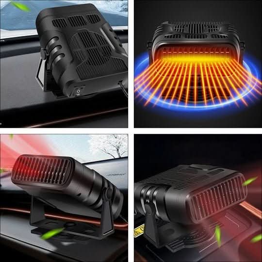 HeatDrive 12V – Portable Car Heater & Cooler with 360° Mount