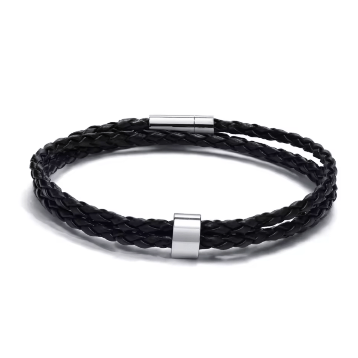 STRAVERO - Men's Braided Bracelet with Personalized Name Beads