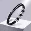 STRAVERO - Men's Braided Bracelet with Personalized Name Beads