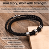 STRAVERO - Men's Braided Bracelet with Personalized Name Beads
