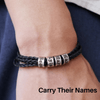 STRAVERO - Men's Braided Bracelet with Personalized Name Beads