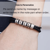 STRAVERO - Men's Braided Bracelet with Personalized Name Beads