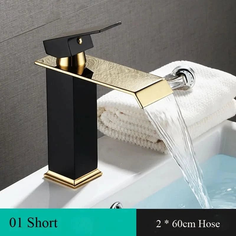 CALYRA Elegant Gold-Toned Flow Faucet