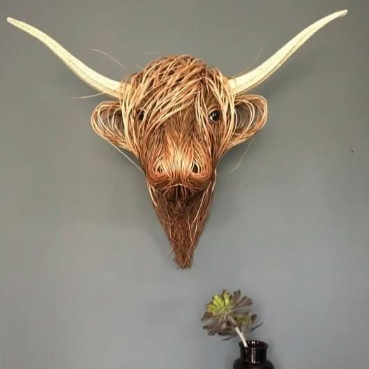RusticAura – Rustic Cow Head Wall Decor For a Unique Home