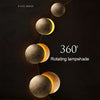ANASTASIA LED Wall Light 360-Degree Rotating System Aluminum Moon Phase Illumination