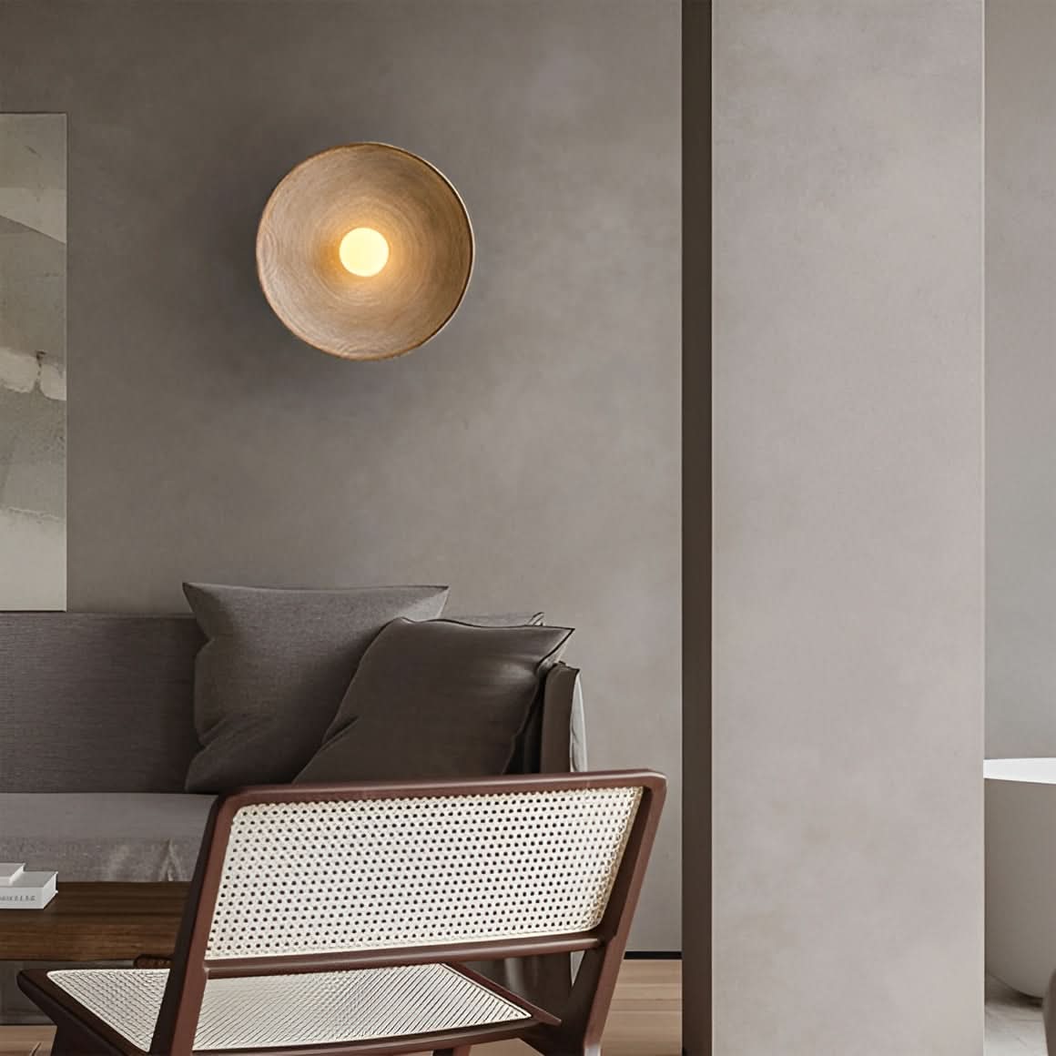 ANDA Wall Light with Concentric Rings Light Play for Living Spaces