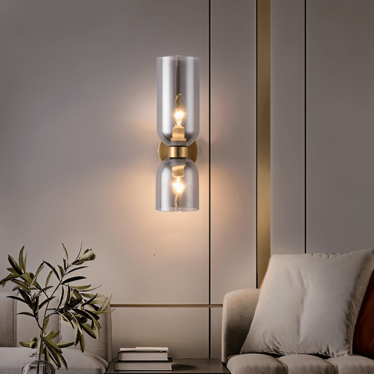 Maisie Glass LED Wall Light