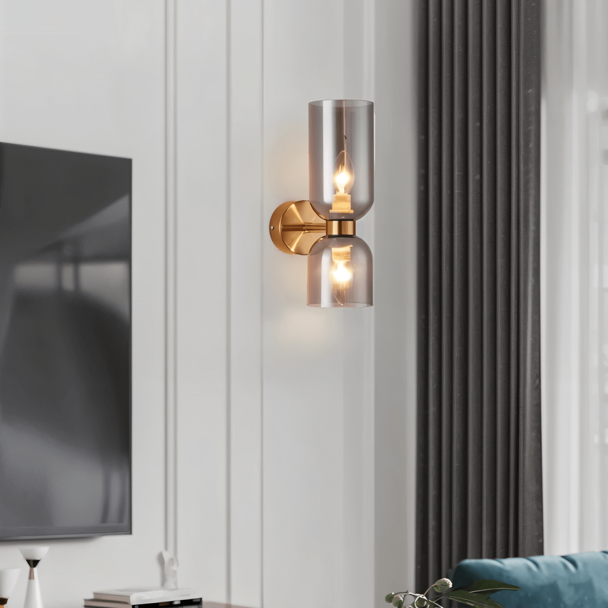 Maisie Glass LED Wall Light