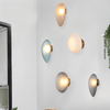 JANA Pebble Glass Wall Sconce With Warm Diffused Light For Modern Ambiance