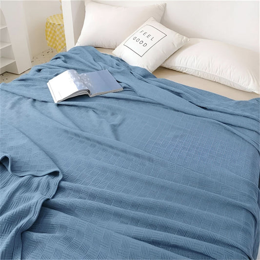 LUMINOFT – Breathable Knitted Cotton Blanket