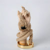 Analisa Handmade Wall Lamp with Hemp Rope Design Solid Wood Base