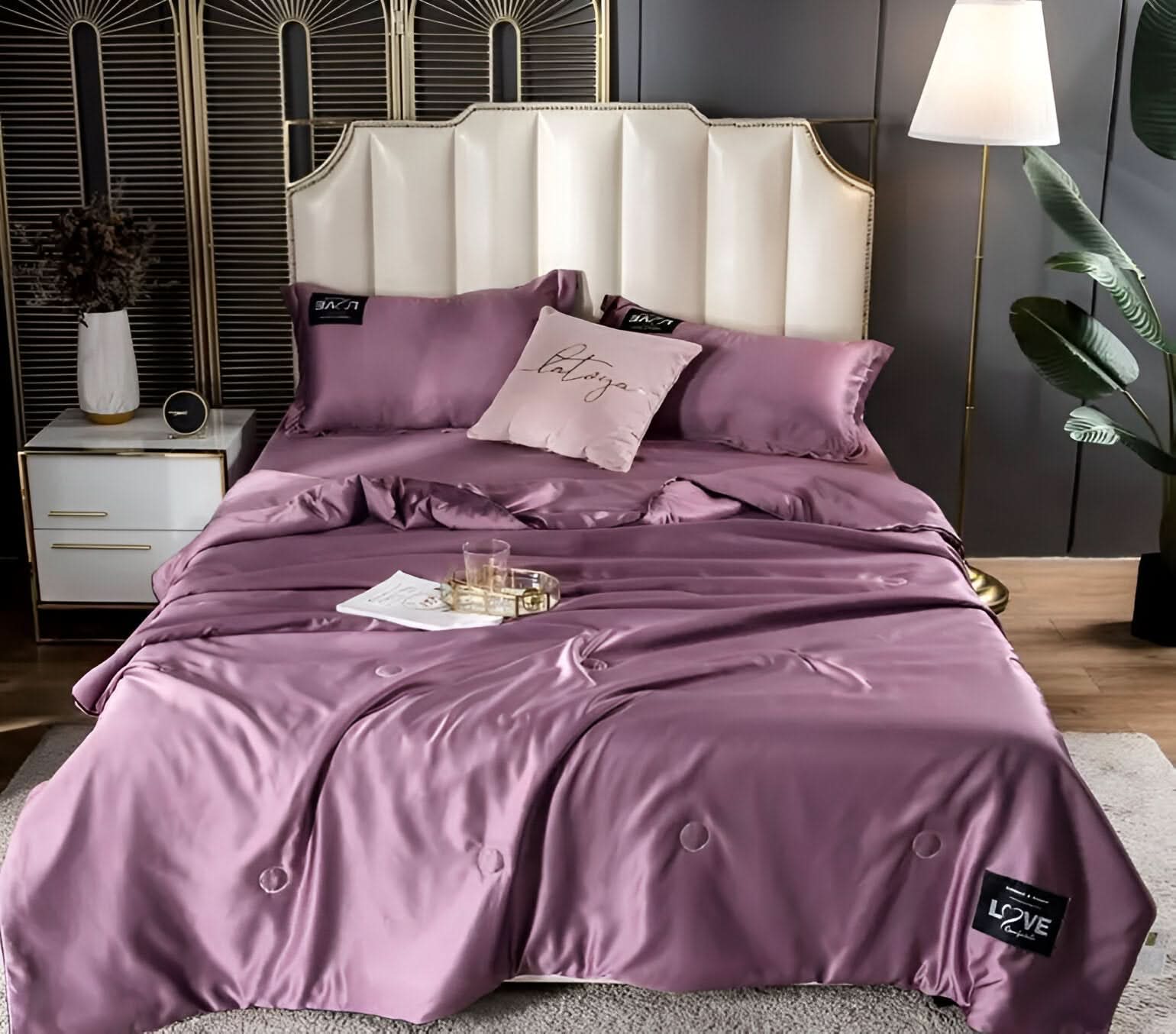 Fluffina - High-Quality Satin Silk Bed Linen