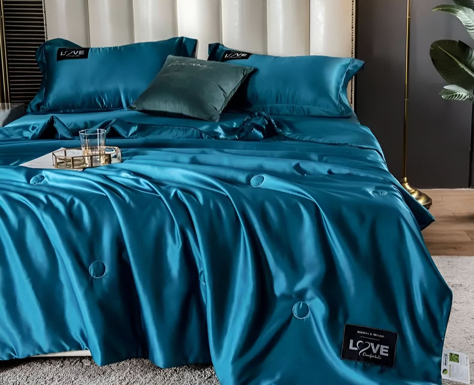 Fluffina - High-Quality Satin Silk Bed Linen