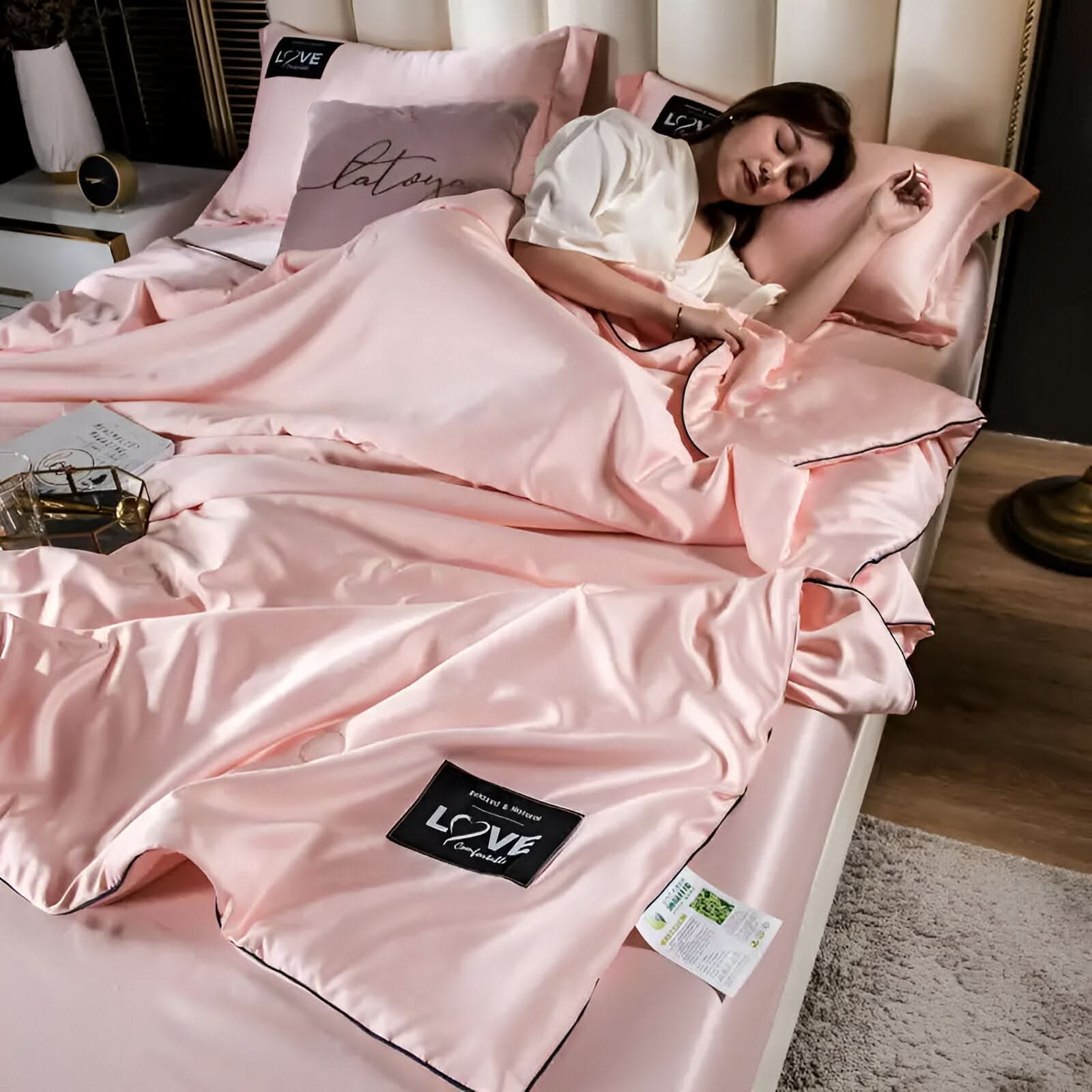 Fluffina - High-Quality Satin Silk Bed Linen