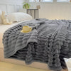 STRIPEPLUSH – Soft Striped Fleece Blanket