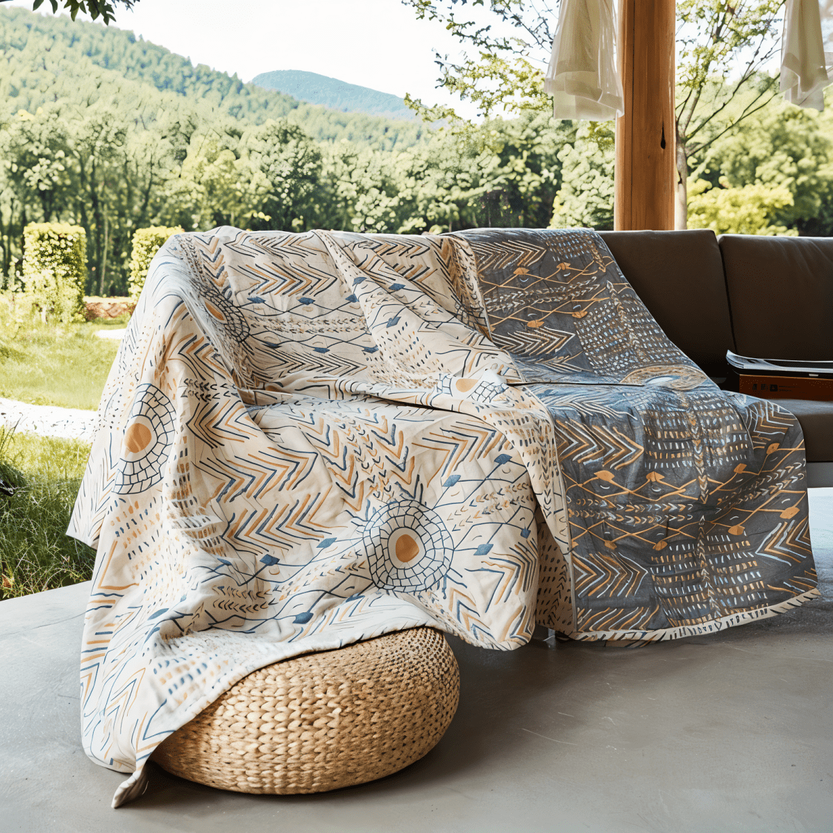 WEAVELOFT – Reversible Cotton Throw Blanket