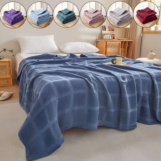 WEEVCLOUD – Cotton Waffle Blanket