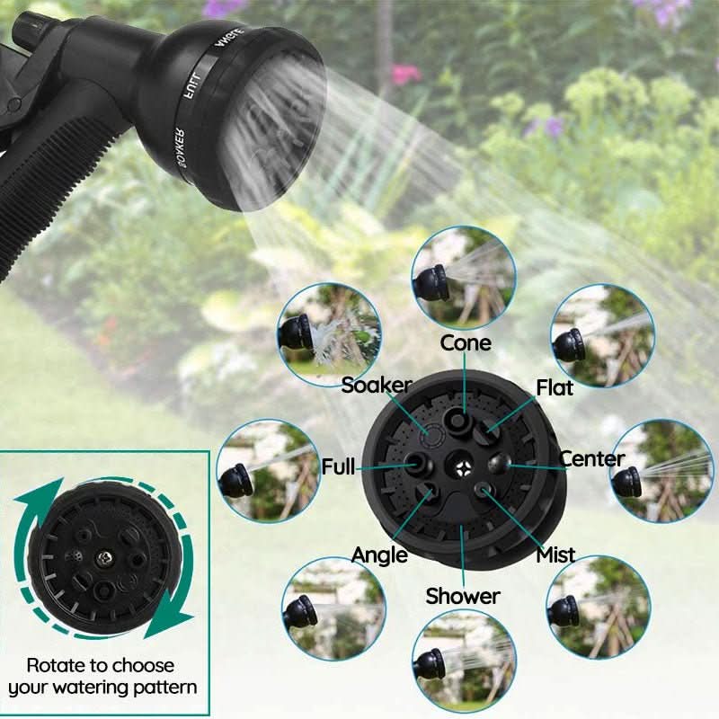 AquaFlex Pro Garden Hose - Expandable and Kink-Free for Garden, Plants, and Cleaning