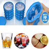 Ice Cube Maker – 2-in-1 Ice Cube Tray & Beverage Cooler For Small Freezers