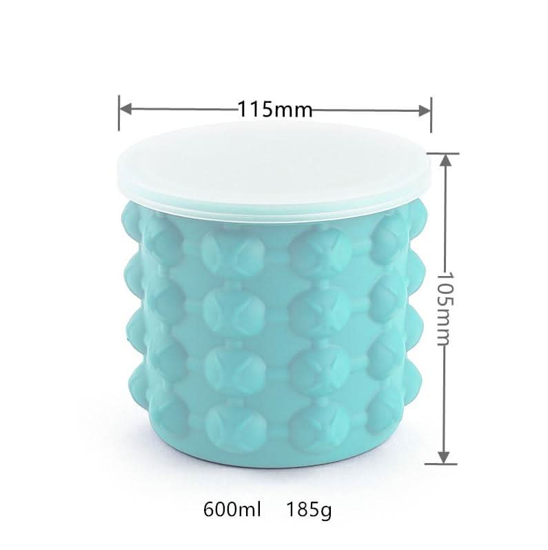 Ice Cube Maker – 2-in-1 Ice Cube Tray & Beverage Cooler For Small Freezers