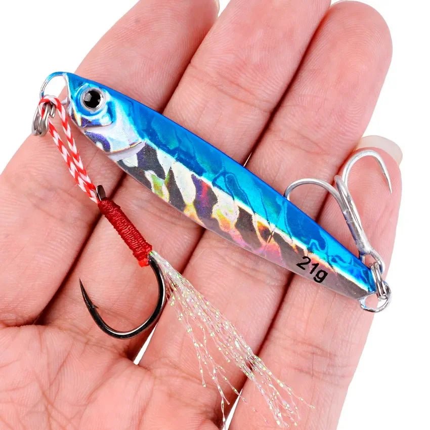 JIGMASTER – Metall Jig Angeln Set für Salzwasser mit Verschiedenen Gewichten 4