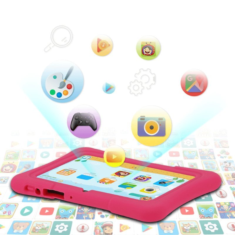 KIDTRIQ – 7-Zoll-Lerntablet für Kinder mit Dual-Kamera und 32 GB Speicher 6