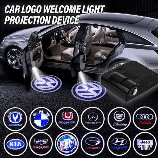 Türglühen Projektor – Kabelloses LED Autotürlicht Für Markenprojektion