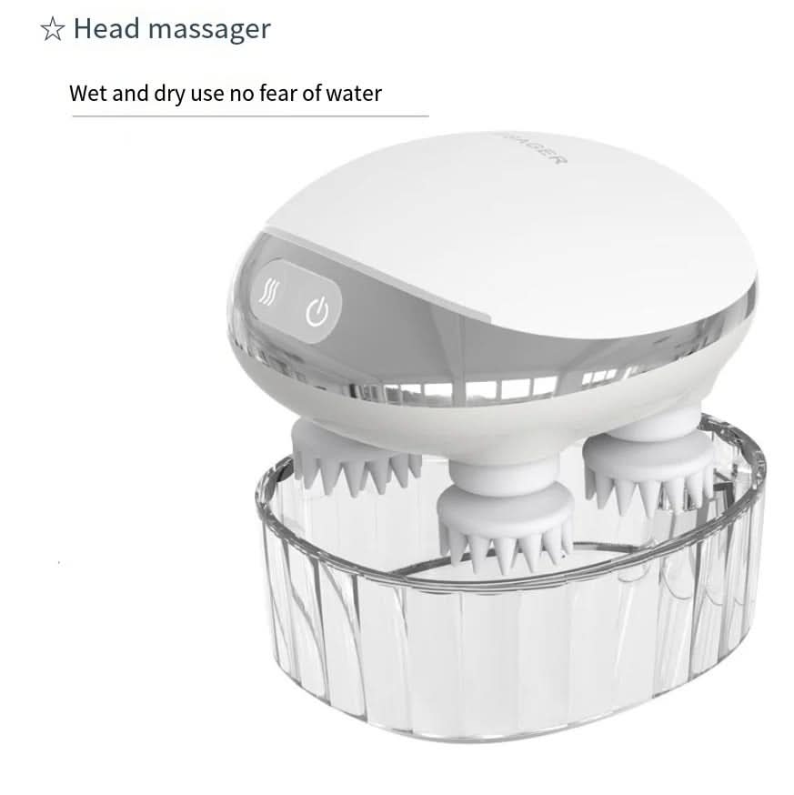 Scalp Bliss – 4D Massager with Red Light & IPX8 Water Protection
