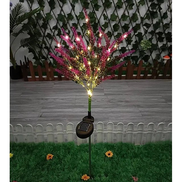 LAVENLITE – Solar-LED-Lavendel-Gartenleuchten, wetterfeste Außendekoration 4