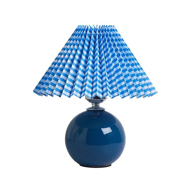 LUMIHERITAGE – Vintage-Tischlampe mit plissiertem Schirm für klassisches Ambiente 13
