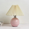 LUMIHERITAGE – Vintage-Tischlampe mit plissiertem Schirm für klassisches Ambiente 9