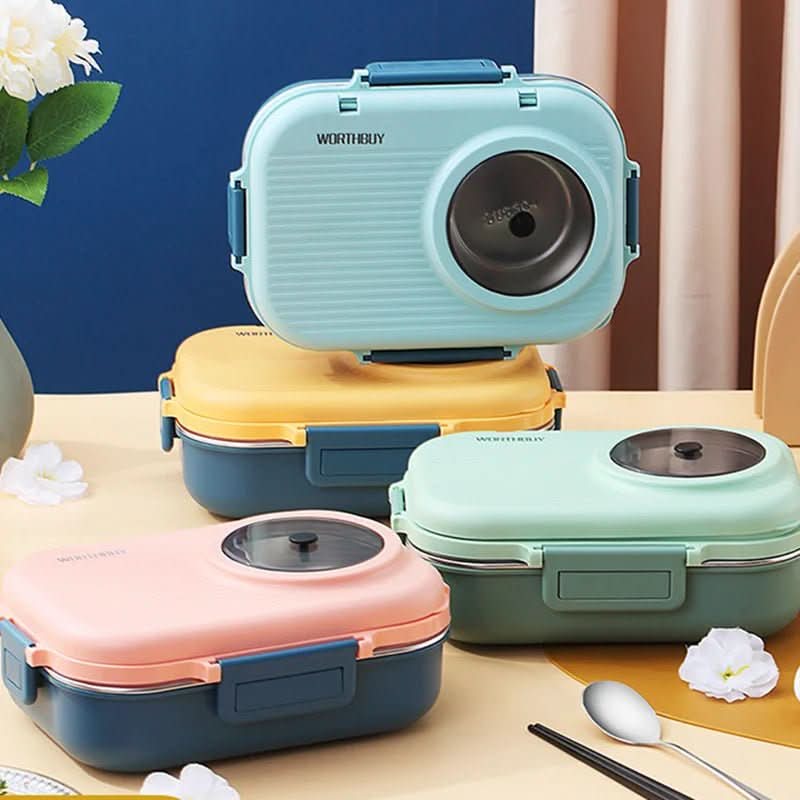 MahlPort – Edelstahl-Vesperdose Mit Isolierung Für Frische Und Organisierte Mahlzeiten