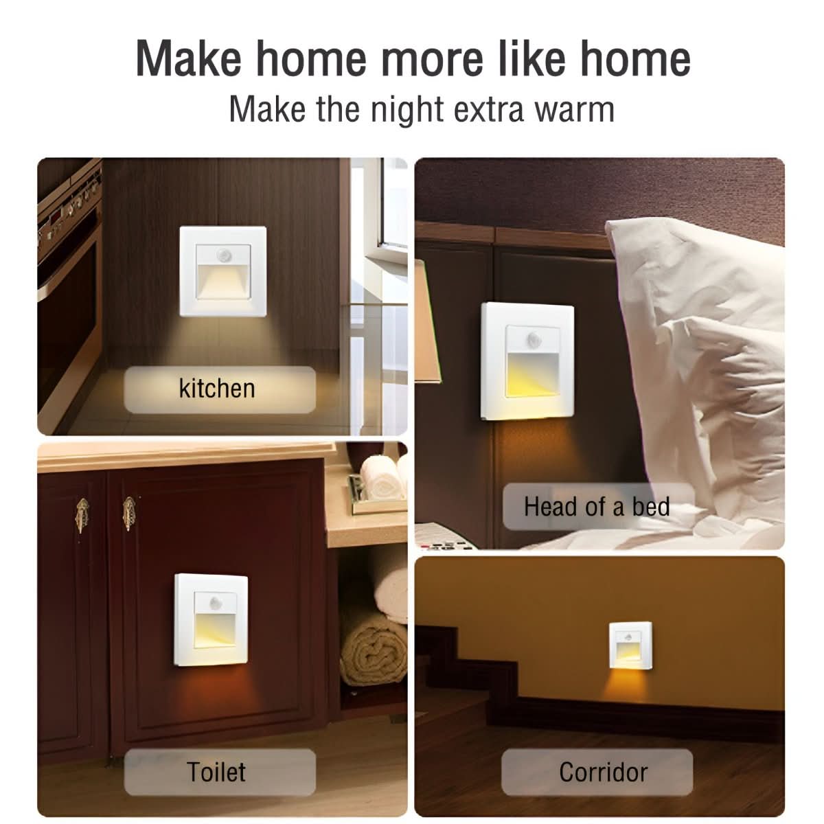 LumiStep Wall Light – LED Wall Light with Motion Sensor for Hallways & Stairwells