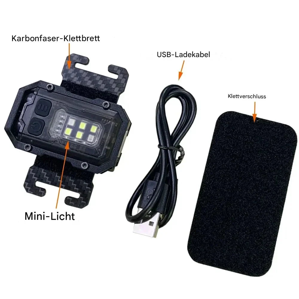 Magnetische LED Taschenlampe Mit Tragehalterung – Handsfreies Arbeitslicht Für Outdoor Und Reparaturen