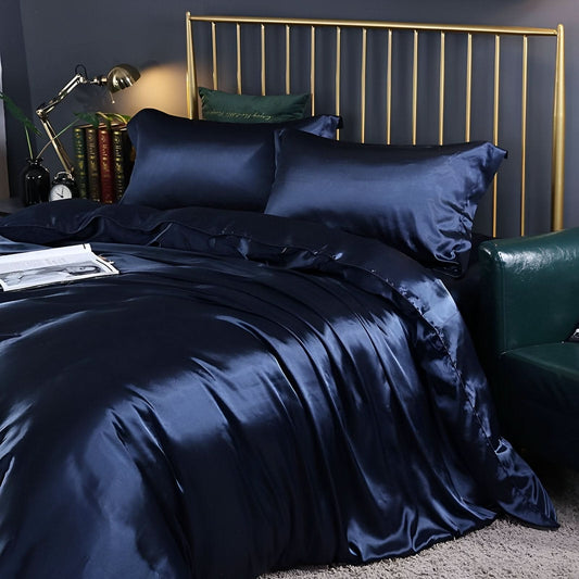 SERENISOFT - High-Quality Mulberry Silk Bed Linen Set