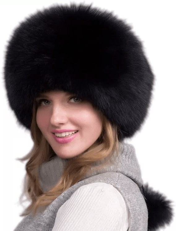 NordLume Aurora Winter Hat | Genuine Fur Hat with Earmuffs | Luxury & Warmth for Women in Winter