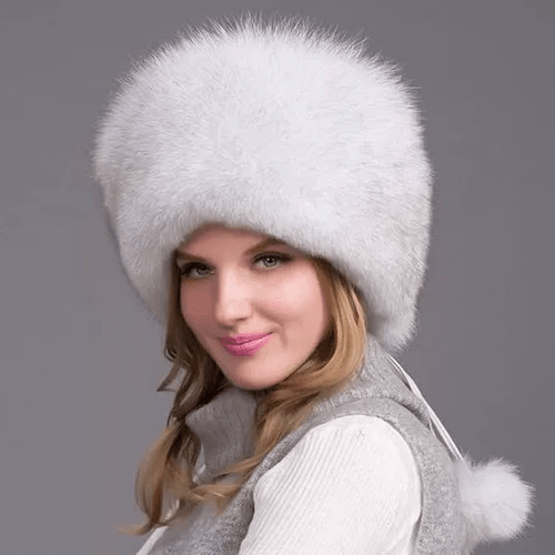 NordLume Aurora Winter Hat | Genuine Fur Hat with Earmuffs | Luxury & Warmth for Women in Winter