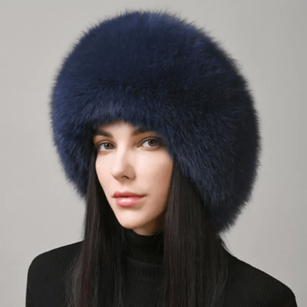 NordLume Aurora Winter Hat | Genuine Fur Hat with Earmuffs | Luxury & Warmth for Women in Winter