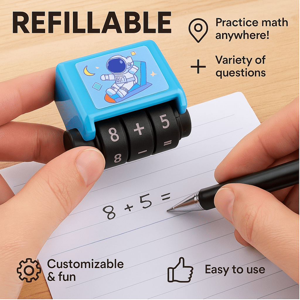 MATHROLLER – Mathe-Übungsfragen-Roller für Kinder 4