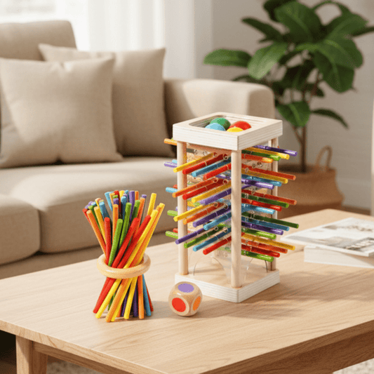 MATHWOOD – Montessori-Zählstäbchen-Set für kognitives Wachstum und Koordination 0