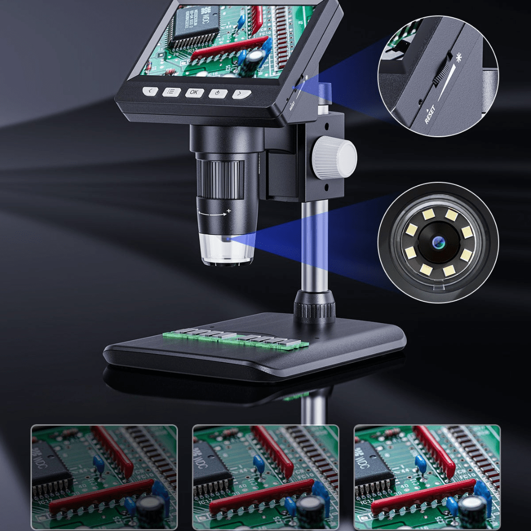 MICROVIEW – Digitales Mikroskop mit Bildschirm für Präzisionslöten 4
