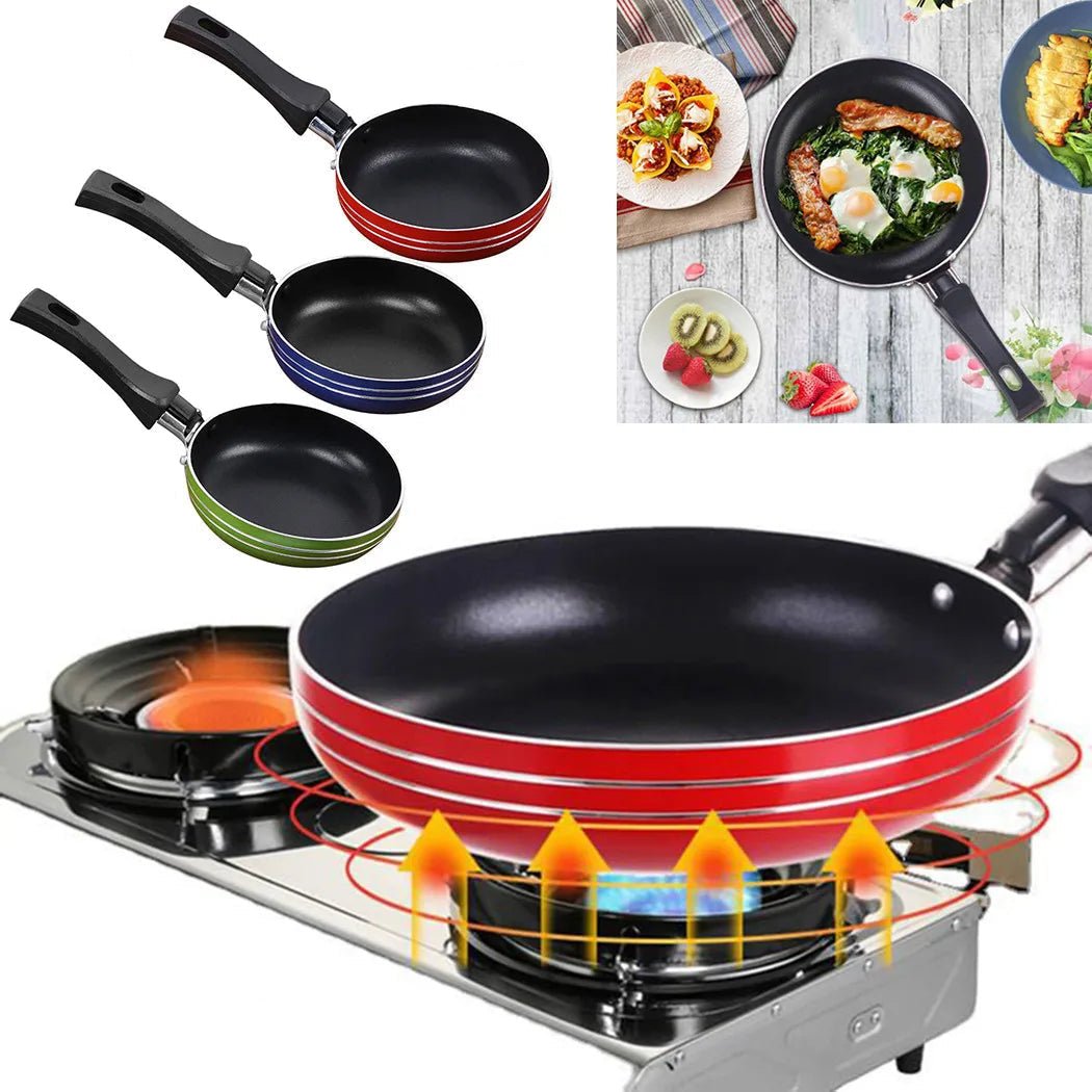 MINIPANSET – Antihaftbeschichtetes Mini-Bratpfannenset aus Edelstahl für gesundes Kochen 4