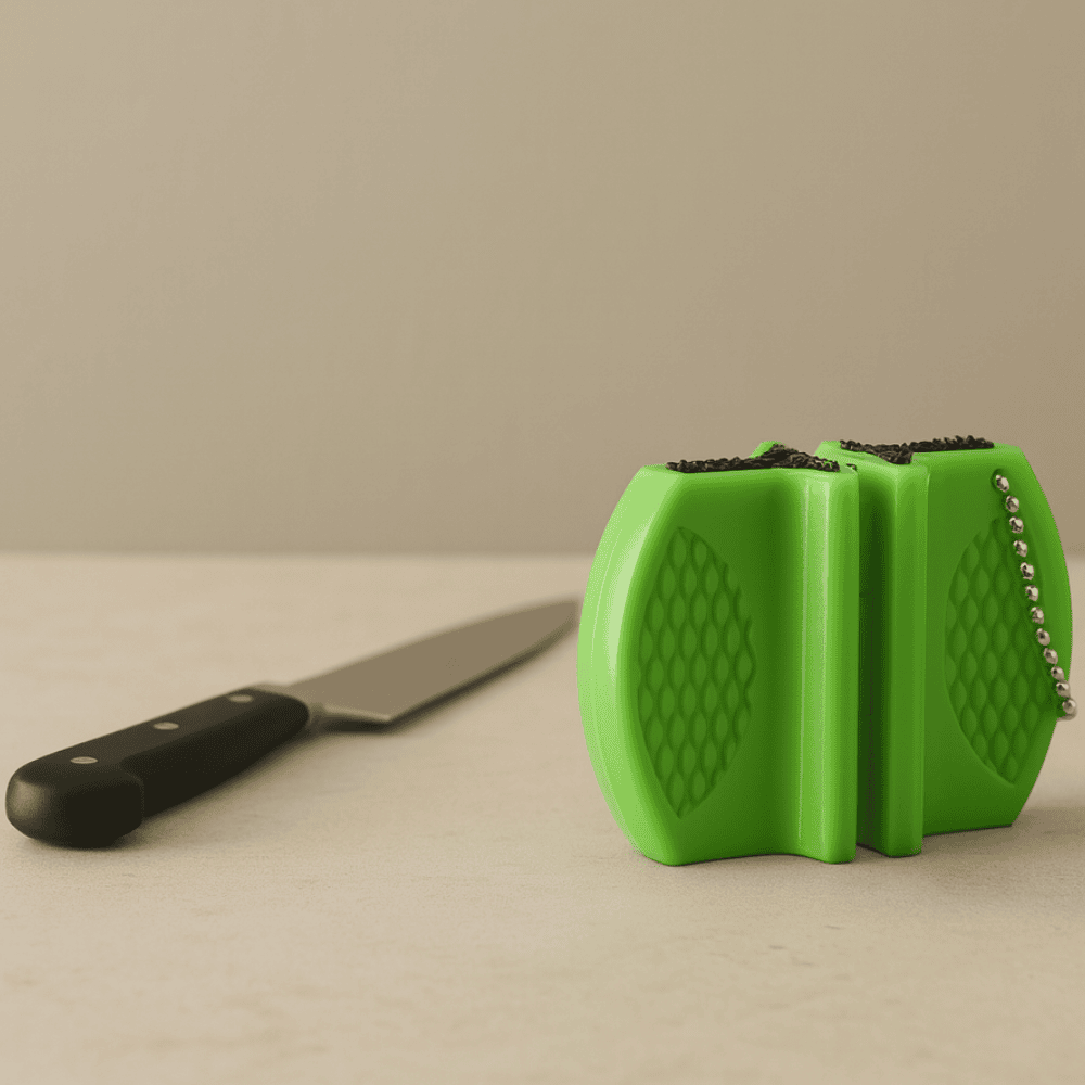 MINISHARP – Doppelseitiger, tragbarer Messerschärfer für schnelle Nachschärfungen 0