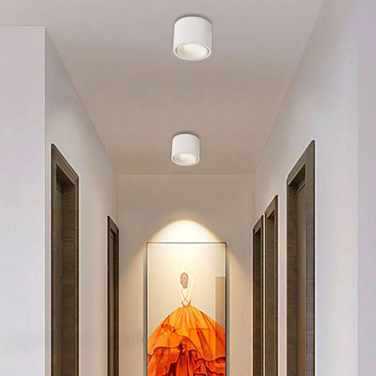 Lumikreis – Minimalist LED Ceiling Light With Adjustable Spotlight