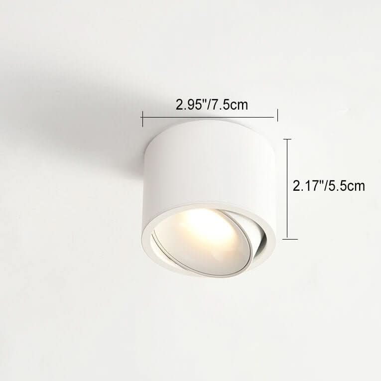 Lumikreis – Minimalist LED Ceiling Light With Adjustable Spotlight