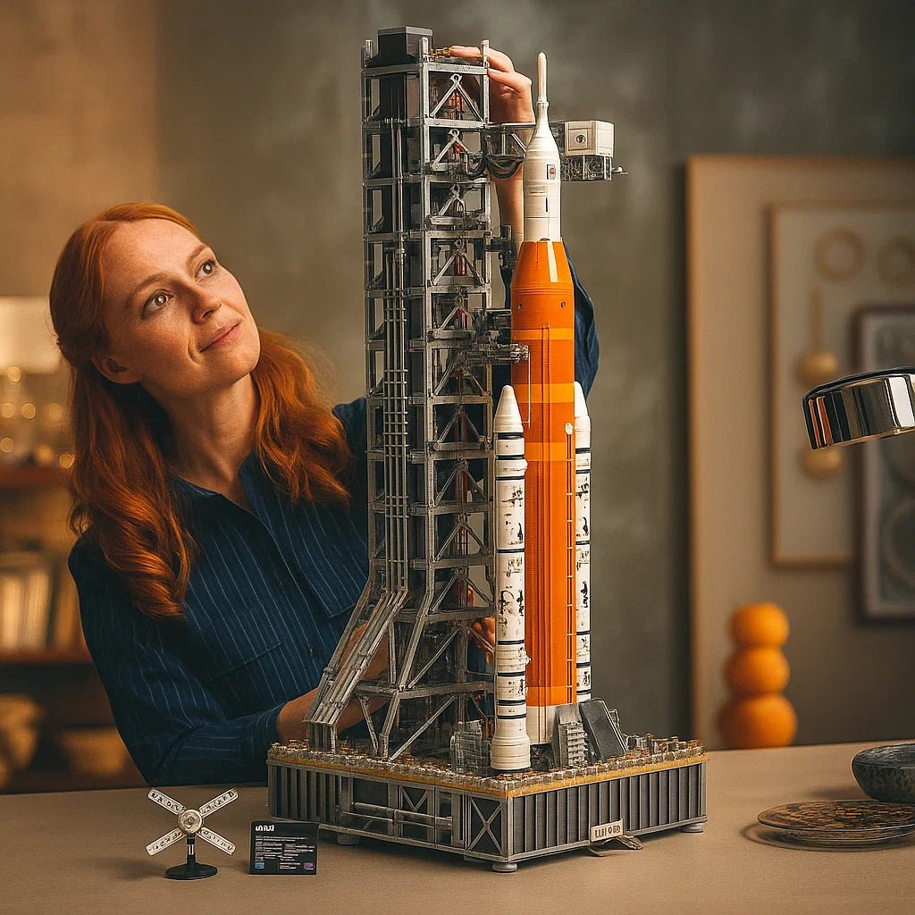 MOONBOUND – Von Artemis inspiriertes Weltraum-Startsystem-Modellbausatz mit Rakete und Turm 0