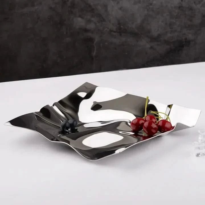 Solea - Stylish stainless steel tray