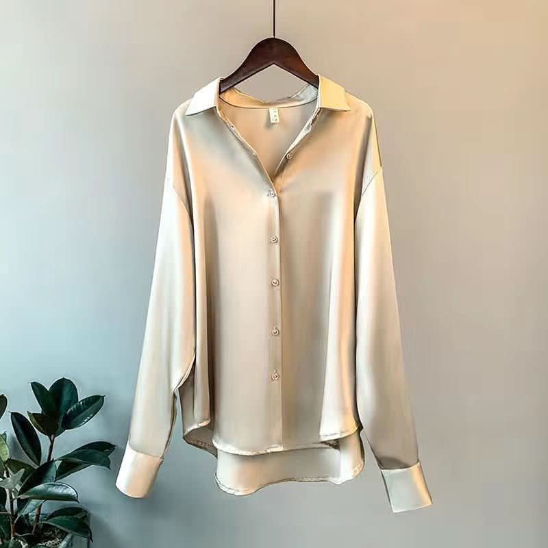 MYRA Silk – Elegant Women's Silk Blouse – Luxurious & Versatile for Office & Events
