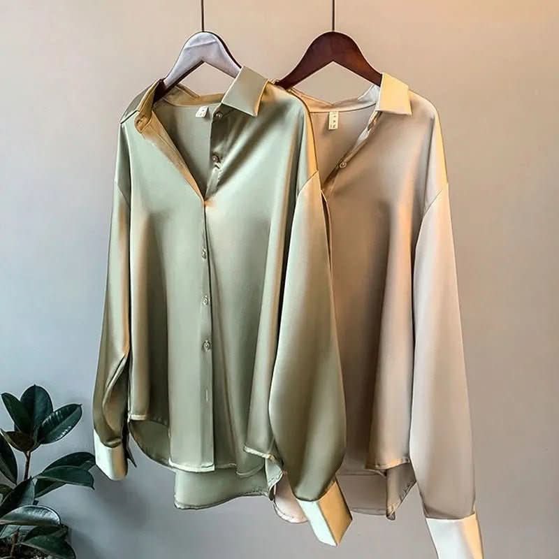 MYRA Silk – Elegant Women's Silk Blouse – Luxurious & Versatile for Office & Events